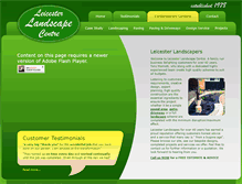 Tablet Screenshot of leicesterlandscapecentre.com